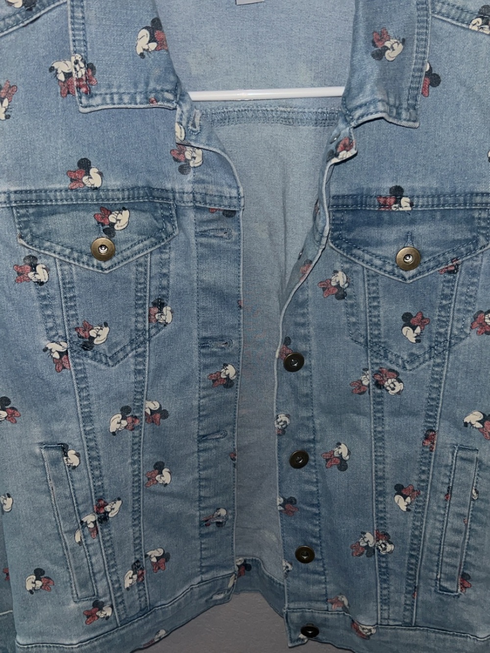 Light Blue Denim Jacket with Minnie Mouse - Picture 6 of 6